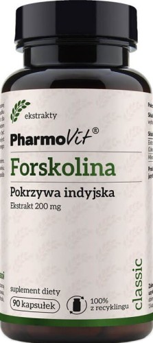 Indian nettle Forskolin extract 200mg 90 capsules PharmoVit