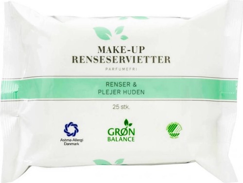 LINGETTES NETTOYANTES VISAGE 3en1 25 pcs - GRON BALANCE