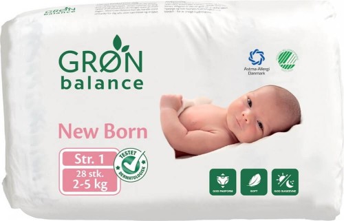 DIAPERS FOR NEWBORN BABY 2-5 kg - GRON BALANCE
