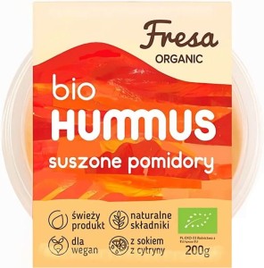HUMMUS WITH DRIED TOMATOES BIO 200 g - FRESA ORGANIC