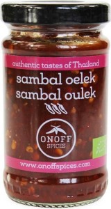 SPICY SAUCE SAMBAL OELEK GLUTEN-FREE BIO 110 g - ONOFF SPICES