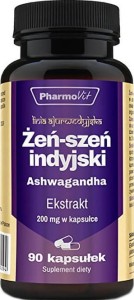 ŻEŃ-SZEŃ INDYJSKI (ASHWAGANDHA) (200 mg) 90 KAPSUŁEK - PHARMOVIT (CLASSIC)