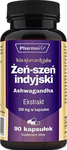 ŻEŃ-SZEŃ INDYJSKI (ASHWAGANDHA) (200 mg) 90 KAPSUŁEK - PHARMOVIT (CLASSIC)