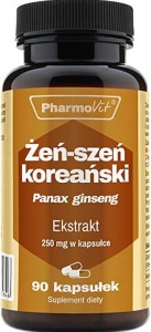 ŻEŃ-SZEŃ KOREAŃSKI (PANAX GINSENG) (250 mg) 90 KAPSUŁEK - PHARMOVIT (CLASSIC)