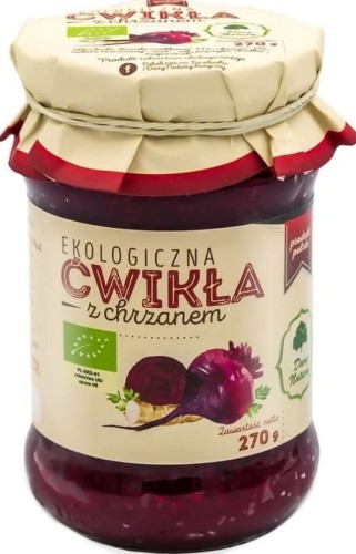 BEETROOT WITH HORSERADISH BIO 270 g - DARY NATURY