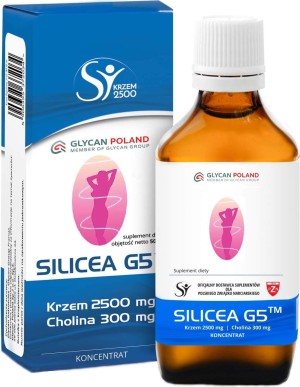 Organic silicon and choline 990m Si 2500mg Silicea G5 concentrate 50ml Glycan Group