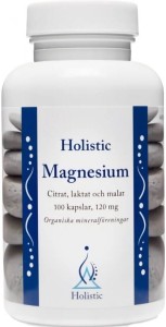 Magnesium 120mg 100 capsules Holistic
