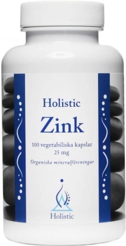 Zink 25mg 100 capsules Holistic