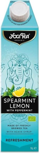 REFRESHMENT DRINK SPEARMINT- LEMON WITH PEPPERMINT BIO 1 L - YOGI TEA