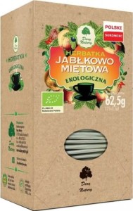 HERBATKA JABŁKOWO-MIĘTOWA BIO (20 x 2,5 g) - DARY NATURY