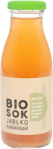 APPLE-RHUBARB JUICE BIO 250 ml - OWOCOWE SMAKI