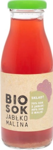 APPLE-RASPBERRY JUICE BIO 250 ml - OWOCOWE SMAKI