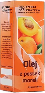 Apricot seed oil 100ml Pro Aktiv