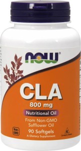 CLA 800 mg 90 kapsułek NOW FOODS