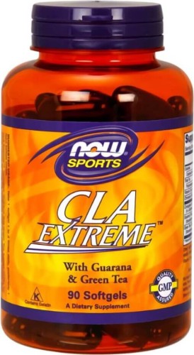 CLA Extreme avec guarana 800 mg 90 gélules NOW FOODS