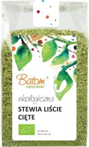 STEVIA LEAVES CUT DRIED BIO 80 g - BATOM