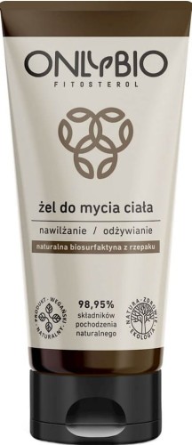 Body wash gel moisturizing and nourishing tube 200 ml - Only Bio