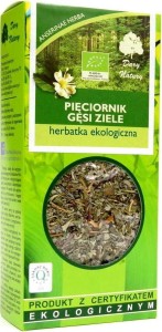 HERBATKA ZIELE PIĘCIORNIKA GĘSIEGO BIO 50 g - DARY NATURY
