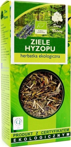 HERBATKA ZIELE HYZOPU BIO 50 g - DARY NATURY