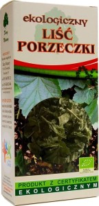 HERBATKA LIŚĆ PORZECZKI BIO 50 g - DARY NATURY