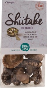 SHIITAKE DONKO (DRIED MUSHROOMS) BIO 25 g - TERRASANA