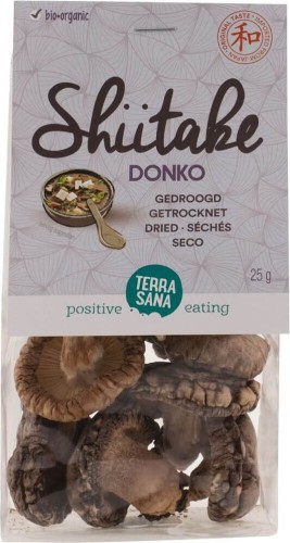 SHIITAKE DONKO (DRIED MUSHROOMS) BIO 25 g - TERRASANA