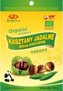 EDIBLE CHESTNUTS (BOILED) BIO 100 g - SOLIDA FOOD