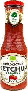 KETCHUP POMIDOROWY ŁAGODNY BIO 300 g - DARY NATURY