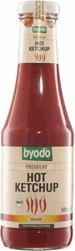 Pittige ketchup zonder gluten BIO 500 ml Byodo