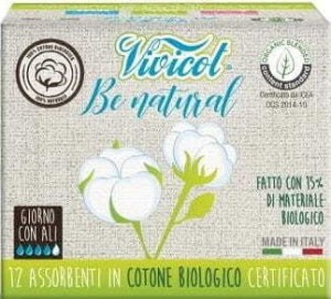 Hygienic sanitary napkins for the day 12 pcs. - VIVICOT (BE NATURAL)