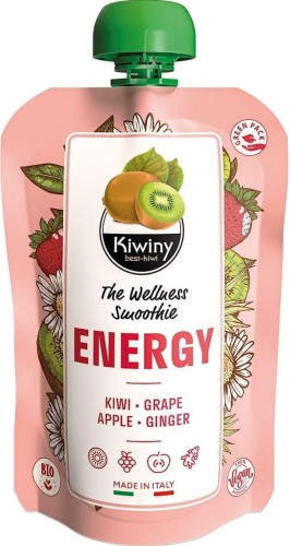 GLUTEN-FREE KIWI CHEESE WITH GINGER WITHOUT ADDED SUGARS BIO 150 g - KIWINY