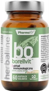 Borellvit układ immunologiczny z dodatkiem BioPerine 60 kapsułek Vcaps PharmoVit Herballine