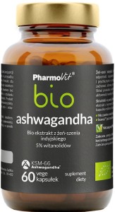 ASHWAGANDHA EXTRACT BIO 60 CAPSULES 33 g - PHARMOVIT