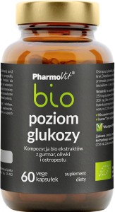 CAPSULES VOOR JUISTE GLUCOSENIVEAU BIO 60 stuks (33 g) - PHARMOVIT