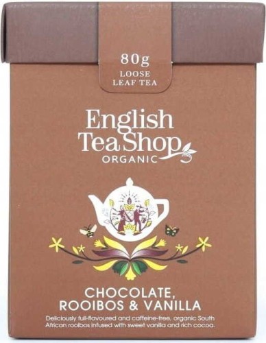 Losse thee chocolade, rooibos, vanille BIO 80 g English Tea Shop
