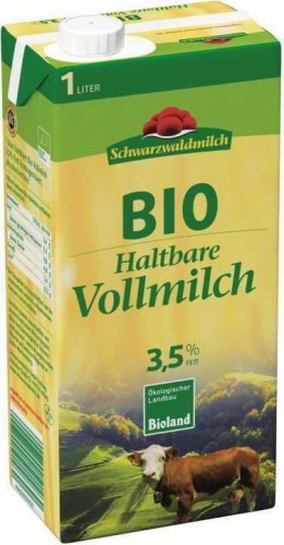 Lait 3,5% BIO 1 l Schwarzwaldmilch
