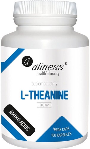  L-Theanine 200mg 100 capsules vege caps Aliness