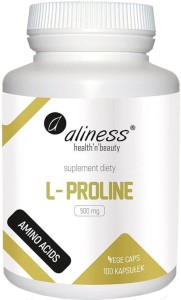 L-Proline L-Proline 500 mg 100 capsules vege caps Aliness