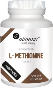 L-Méthionine 500mg 100 capsules vege caps Aliness