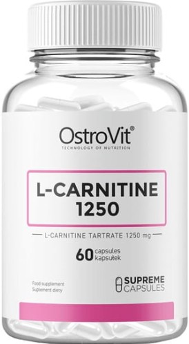 L-carnitine 1250 mg 60 gélules 84 g OstroVit