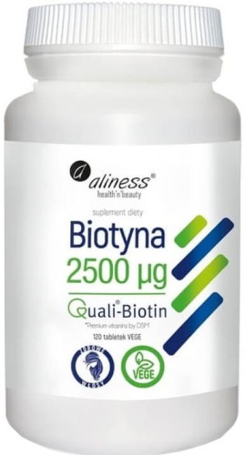 Biotine 2500 mcg 120 comprimés Aliness