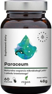 Paraceum natuurlijke ondersteuning voor darmmicrobiologie en spijsvertering 60 capsules 48 g Aura Herbals