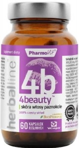 4beauty Hair skin nails BioPerine 60 capsules Vcaps PharmoVit Herballine