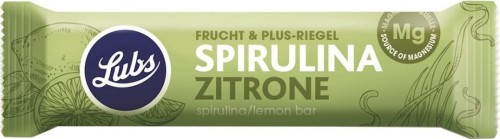 BARRA DE DÁTIL CON ESPIRULINA Y LIMÓN SIN GLUTEN BIO 40 g - LUBS