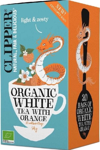 HERBATA BIAŁA POMARAŃCZOWA BIO (20 x 1,7 g) - CLIPPER
