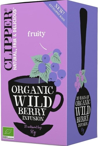 BLUEBERRY TEA BIO 50 g (20 x 2.5 g) - CLIPPER