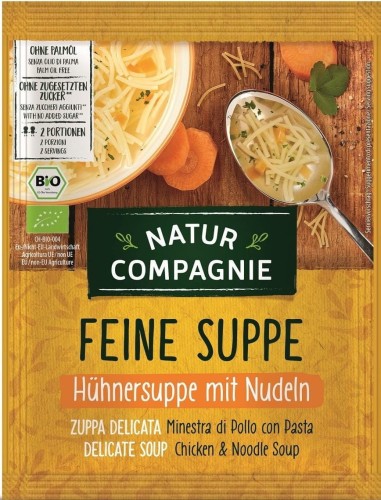 BROTH WITH NOODLES BIO 40 g - NATUR COMPAGNIE