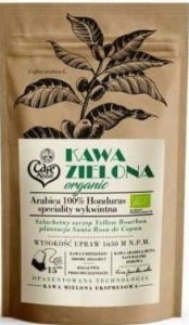 Honduras ground green coffee BIO 250 g Cafe Creator