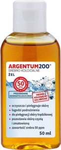 Kolloidales Silber 50 Argentum 200 Gel für Gesicht und Hände 50 ppm 50 ml AURA HERBALS