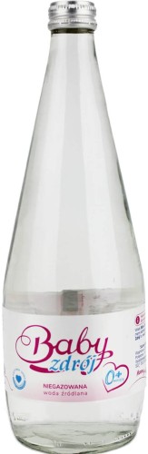 NON-CARBONATED SOURCE WATER (GLASS) 700ml - BABY ZDRÓJ